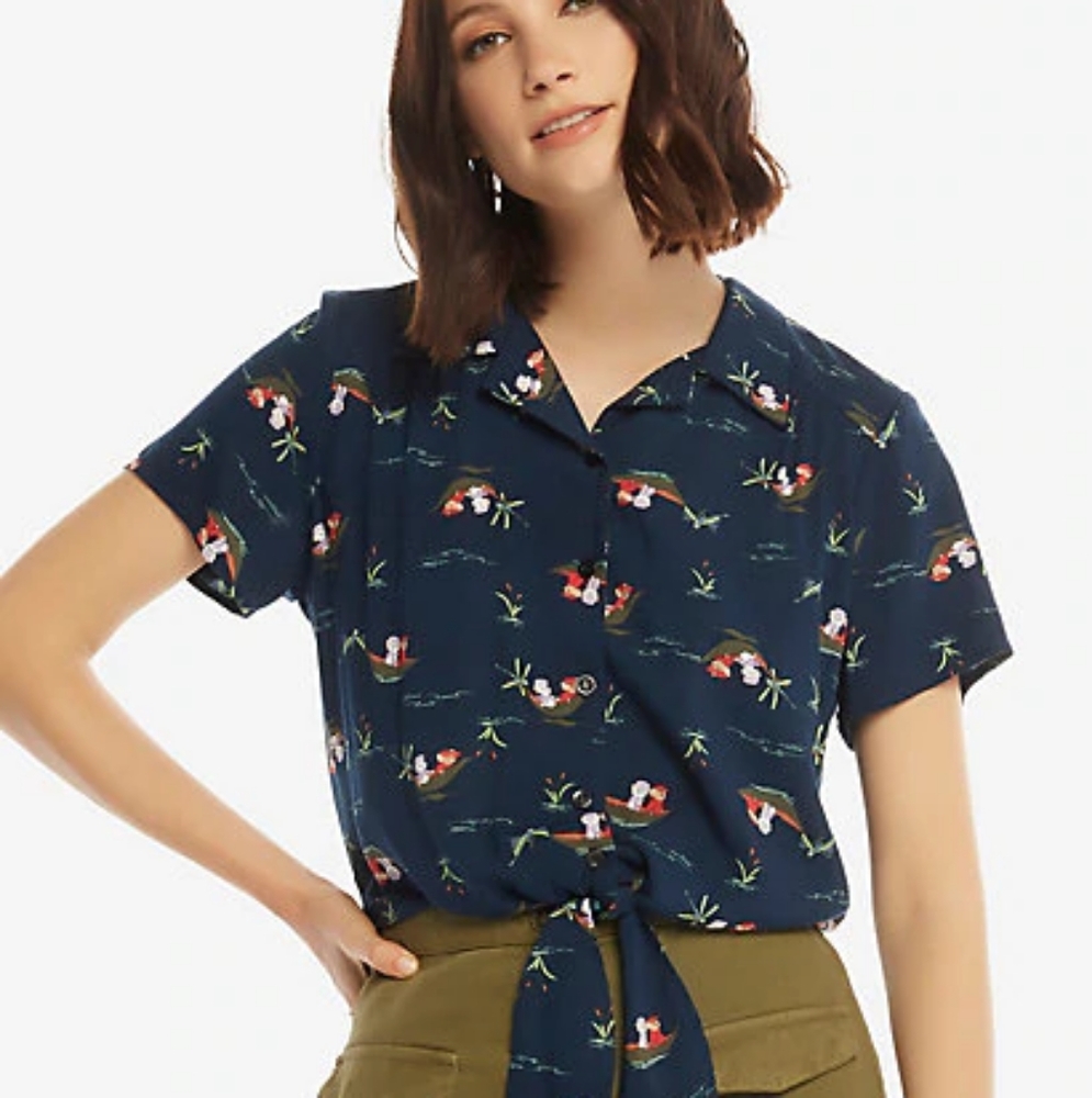 Her Universe Disney The Rescuers Button Up
